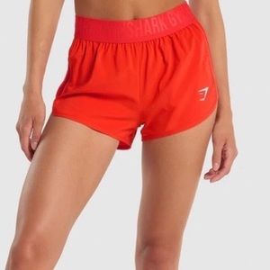 New Gymshark Training Loose Fit Shorts Red